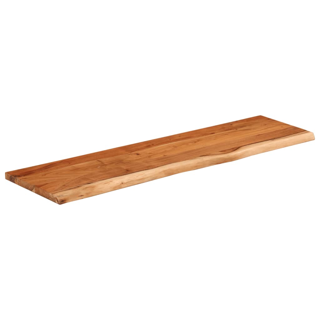 vidaXL Wandschap rechthoekig natuurlijke rand 40x20x2,5 cm acaciahout