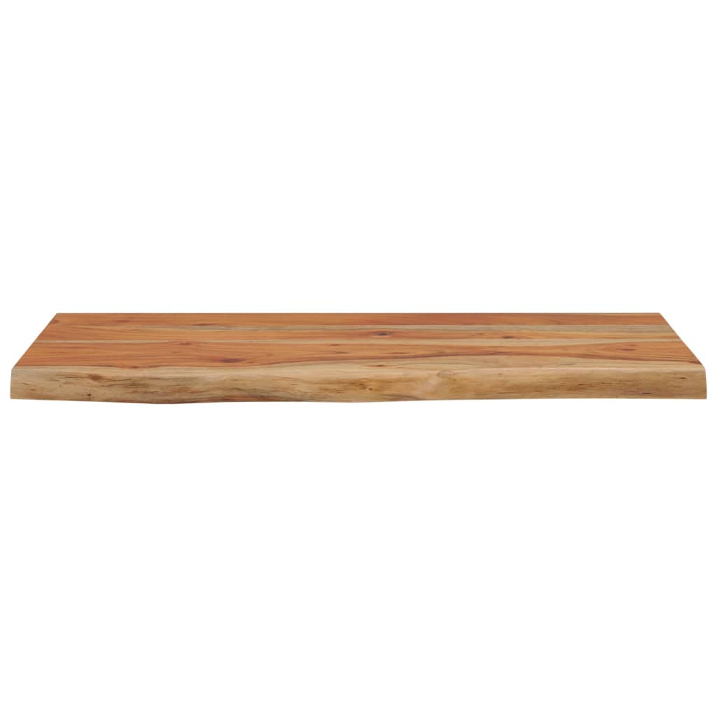 vidaXL Wandschap rechthoekig natuurlijke rand 60x30x2,5 cm acaciahout bruin, foto 4