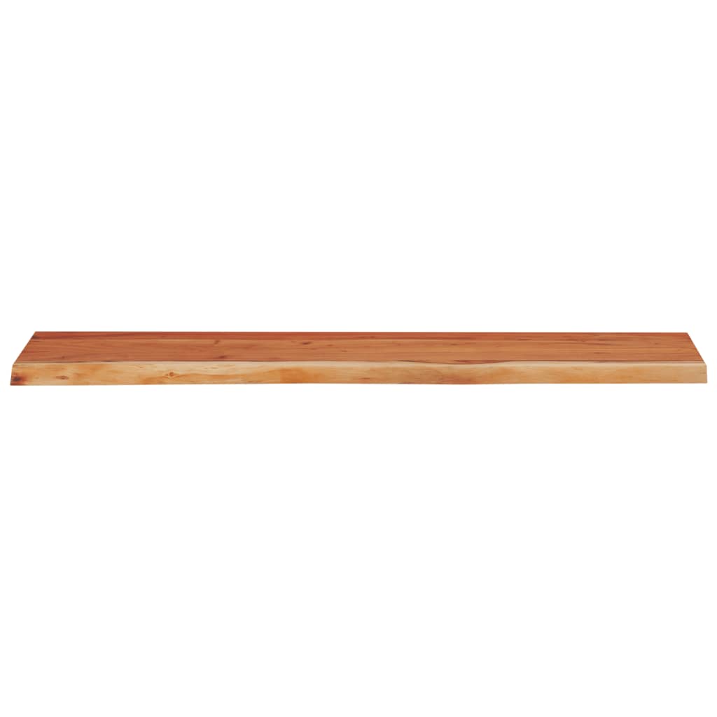 vidaXL Wandschap rechthoekig natuurlijke rand 90x30x2,5 cm acaciahout bruin, foto 4