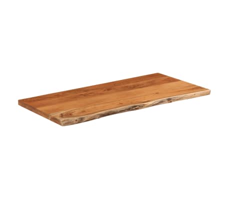 vidaXL Dessus de table 80x40x2,5 cm rectangulaire bois massif acacia