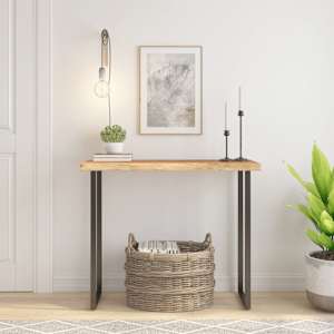Stolní deska 90x40x2,5 cm obdélník masivní akácie živá hrana
