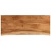 vidaXL lauaplaat 110x40x2,5 cm ristk&uuml;lik akaatsia naturaalne serv