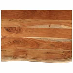 Koupelnová deska 70x60x2,5 cm obdélník masivní akáciové dřevo - obrázek 2