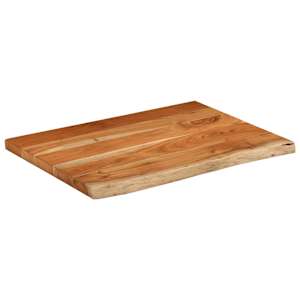 Koupelnová deska 70x60x2,5 cm obdélník masivní akáciové dřevo - obrázek 3