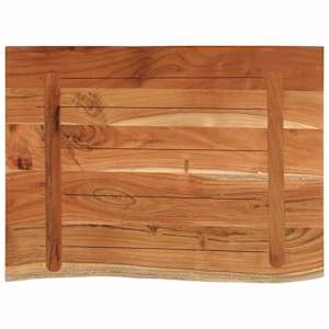 Koupelnová deska 70x60x2,5 cm obdélník masivní akáciové dřevo - obrázek 5