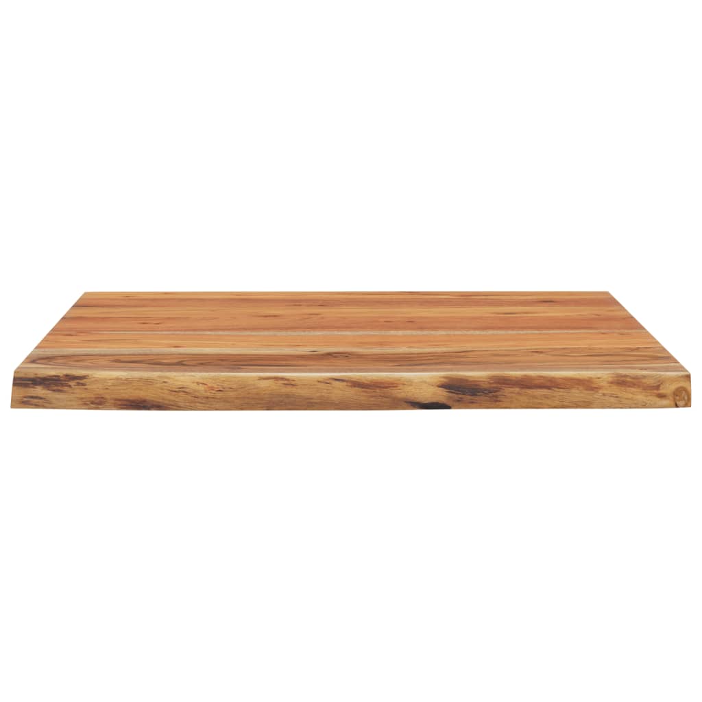 vidaXL Bureaublad vierkant natuurlijke rand 80x80x2,5 cm acaciahout bruin, foto 4