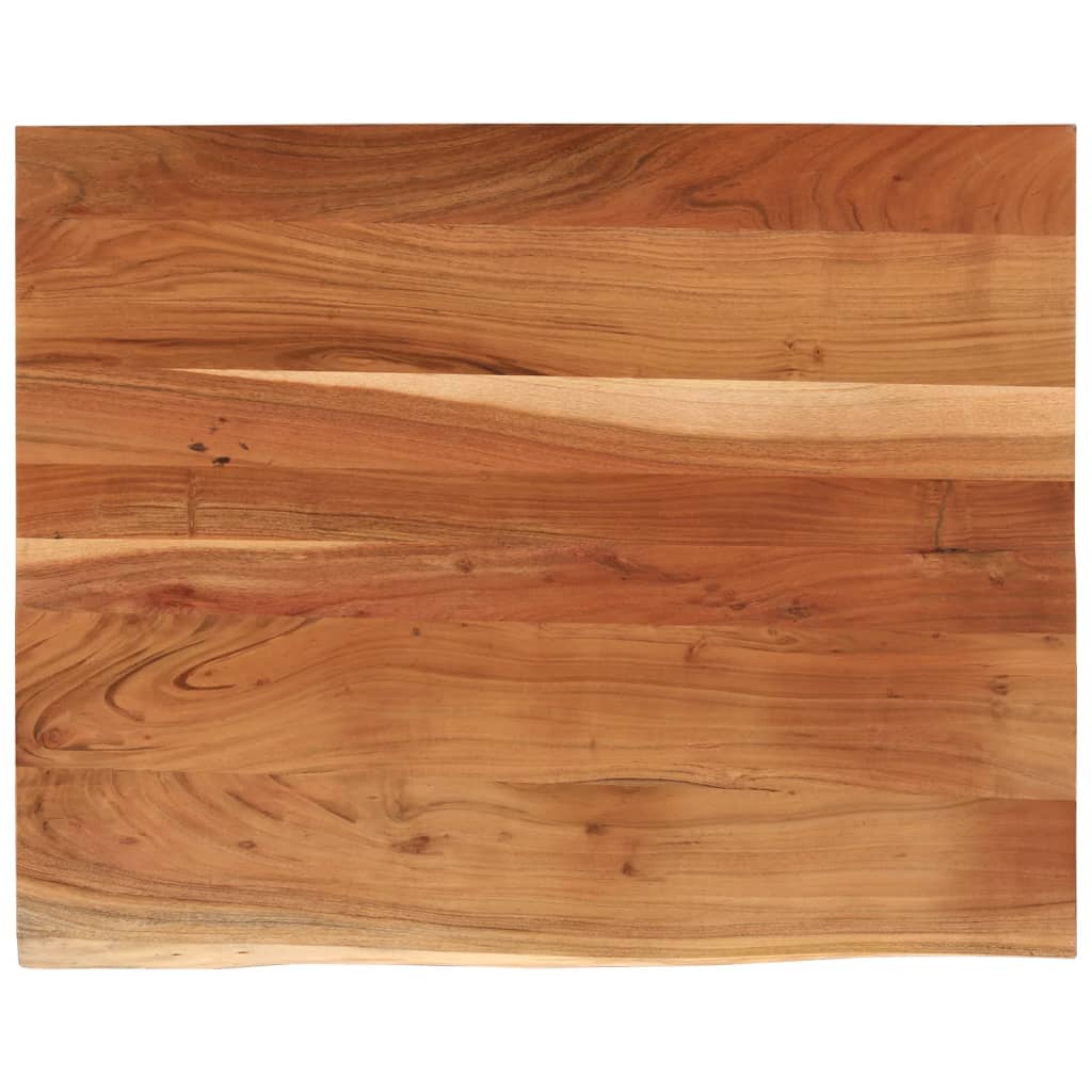 vidaXL Stolní deska 90x80x2,5 cm obdélník masivní akácie živá hrana