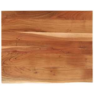 Stolní deska 90x80x2,5 cm obdélník masivní akácie živá hrana - obrázek 2