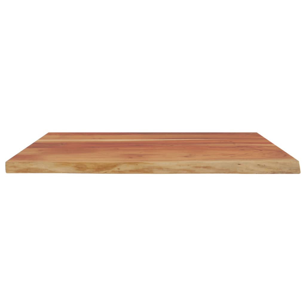 Tömör akácfa téglalap alakú asztallap 90 x 80 x 2,5 cm 
