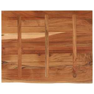 Stolní deska 90x80x2,5 cm obdélník masivní akácie živá hrana - obrázek 5