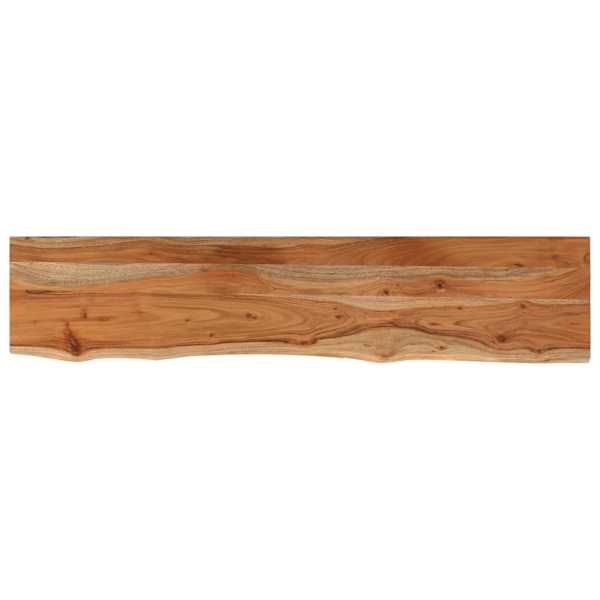 vidaXL naturaalsete servadega lauaplaat, 160x30x3,8 cm, akaatsiapuit