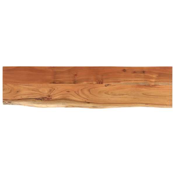 vidaXL naturaalsete servadega lauaplaat, 160x40x3,8 cm, akaatsiapuit