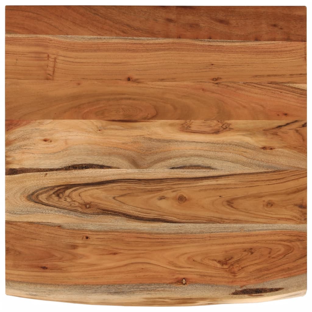 vidaXL Stolní deska 80 x 80 x 3,8 cm čtverec masivní akácie živá hrana