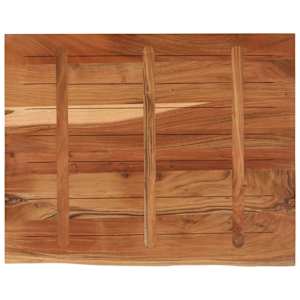 Stolní deska 100x80x3,8 cm obdélník masivní akácie živá hrana - obrázek 5