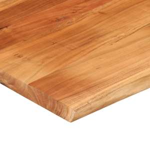 Stolní deska 100x80x3,8 cm obdélník masivní akácie živá hrana - obrázek 7