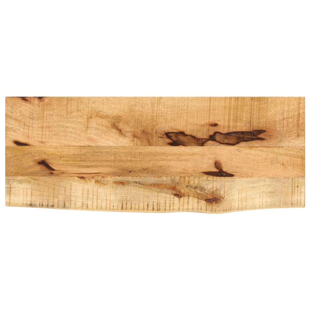 vidaXL Blat de masă margine naturală, 80x20x2,5 cm, lemn masiv mango