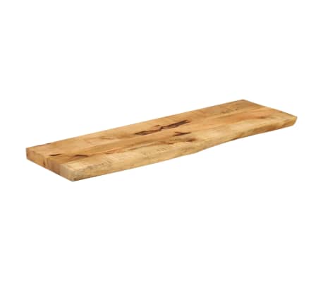 vidaXL Tafelblad met natuurlijke rand 110x20x2,5 cm massief mangohout