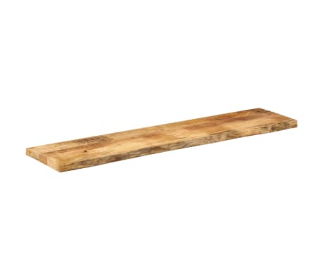 vidaXL Tischplatte 160x20x2,5 cm Baumkante Massivholz Raues Mangoholz