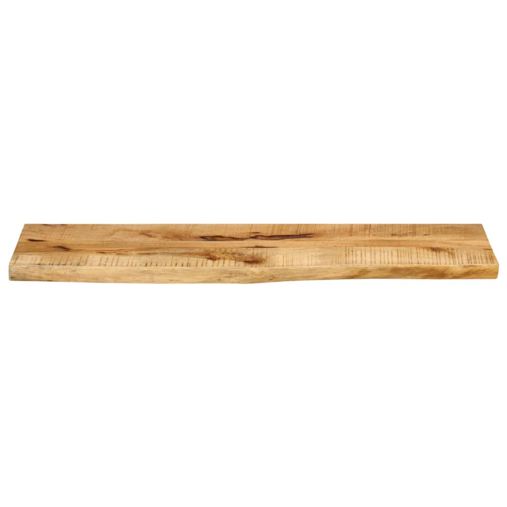 vidaXL Tafelblad met natuurlijke rand 100x30x2,5 cm massief mangohout bruin, foto 3