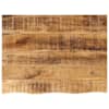 vidaXL lauaplaat, 80 x 60 x 2,5 cm, naturaalsete servadega, mangopuit