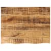 vidaXL lauaplaat, 90 x 60 x 2,5 cm, naturaalsete servadega, mangopuit