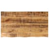 vidaXL lauaplaat, 110 x 60 x 2,5 cm, naturaalsete servadega, mangopuit