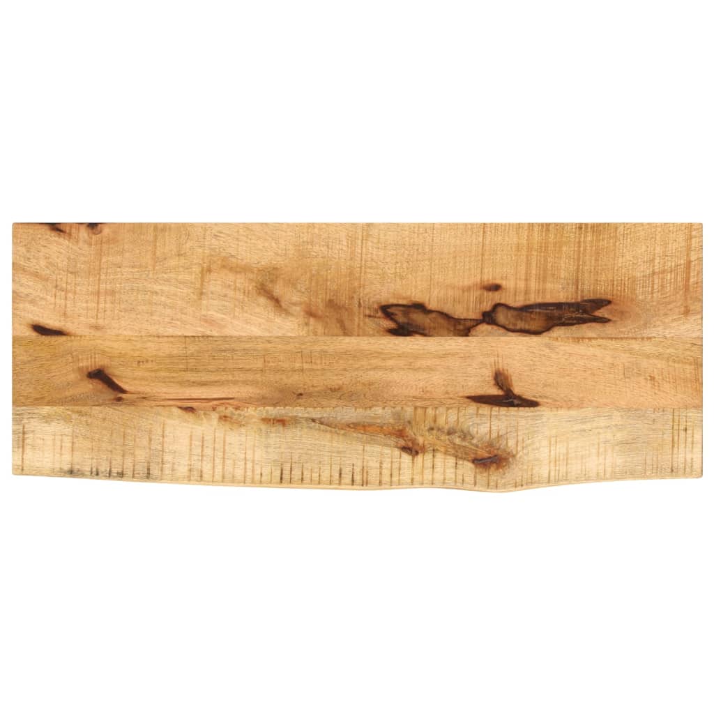 vidaXL Stolní deska 80x20x3,8 cm živá hrana hrubé mangovníkové dřevo