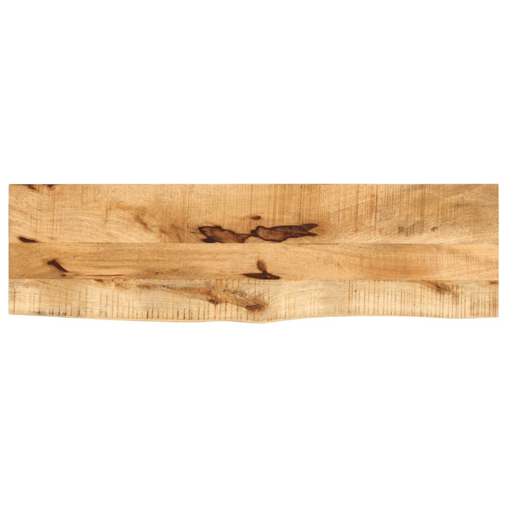vidaXL StolnĂ­ deska 120x20x3,8 cm ĹľivĂˇ hrana hrubĂ© mangovnĂ­kovĂ© dĹ™evo