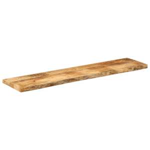 Stolní deska 180x20x3,8 cm živá hrana hrubé mangovníkové dřevo - obrázek 2