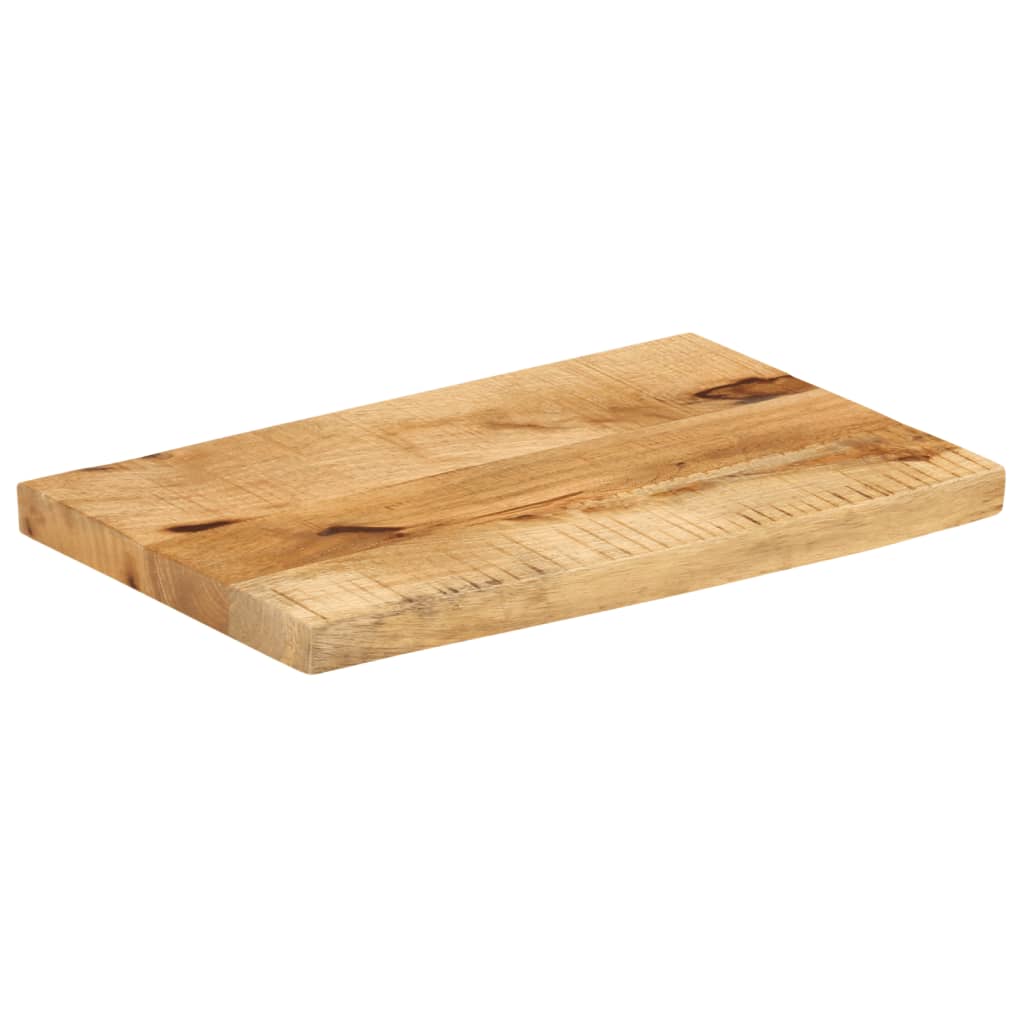 vidaXL Pöytälevy 50x30x3,8 cm elävä reuna karkea täysi mangopuu