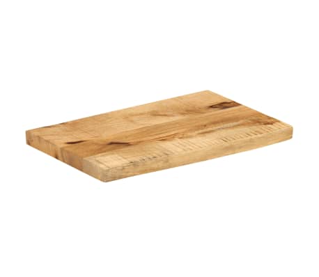 vidaXL Tablero de mesa borde natural madera maciza mango 50x30x3,8 cm