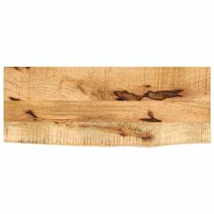 Stolní deska 90x30x3,8 cm živá hrana hrubé mangovníkové dřevo - obrázek 1