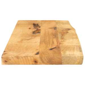 Stolní deska 90x30x3,8 cm živá hrana hrubé mangovníkové dřevo - obrázek 4