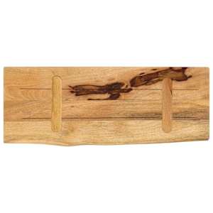 Stolní deska 80x40x3,8 cm živá hrana hrubé mangovníkové dřevo - obrázek 5