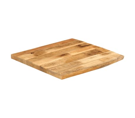 vidaXL Dessus de table 60x60x3,8 cm bord vif bois massif manguier brut