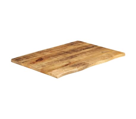 vidaXL Dessus de table 70x60x3,8 cm bord vif bois massif manguier brut