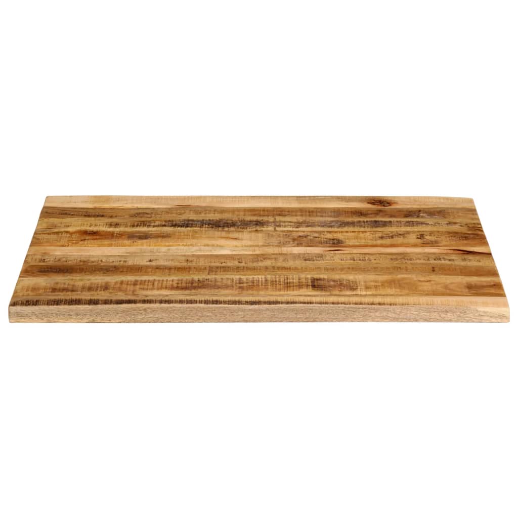 vidaXL Tafelblad met natuurlijke rand 90x80x3,8 cm massief mangohout bruin, foto 3