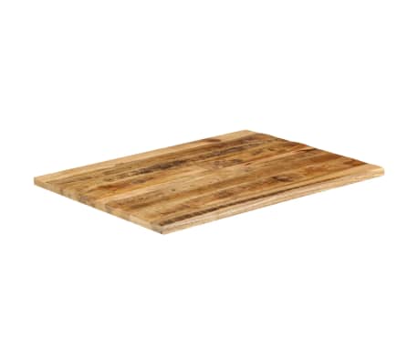 vidaXL Stolna ploča 110x80x3,8 cm masivno drvo manga sa živim rubom
