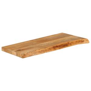 vidaXL Tafelblad met natuurlijke rand 90x20x2,5 cm massief mangohout