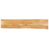 vidaXL lauaplaat, naturaalse servaga, 180x20x2,5 cm, mangopuit