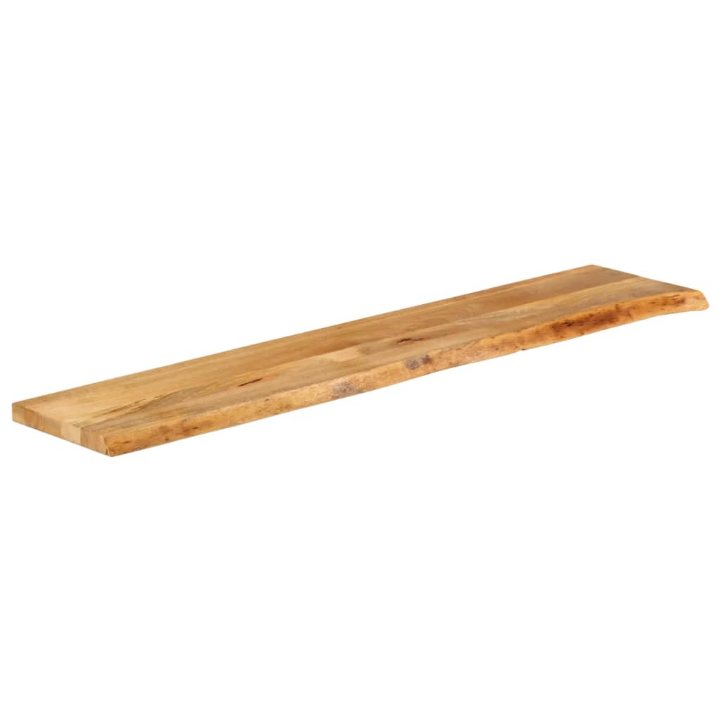 vidaXL Tafelblad met natuurlijke rand 180x20x2,5 cm massief mangohout afbeelding