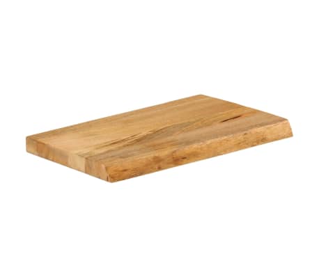 vidaXL Επιφάνεια Τραπεζιού 60x30x2,5 εκ. Live Edge Μασίφ Ξύλο Μάνγκο