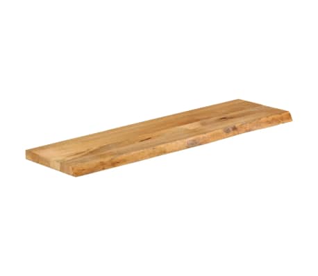 vidaXL Bordsskiva 120x30x2,5 cm levande kant massivt mangotr&auml;