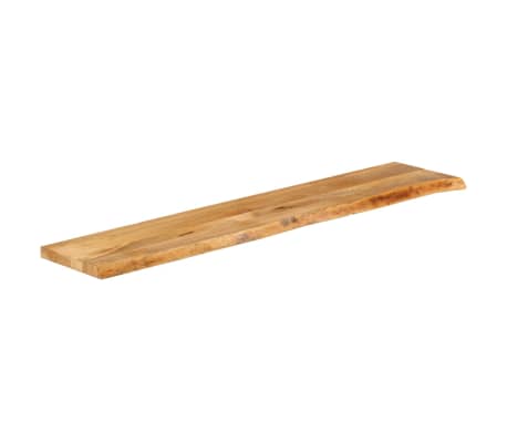 vidaXL Tampo de mesa c/ borda viva 140x40x2,5 cm mangueira maciça
