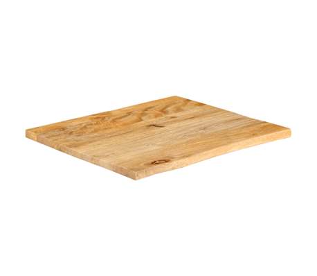 vidaXL Tafelblad met natuurlijke rand 60x60x2,5 cm massief mangohout