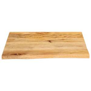 Stolní deska živá hrana 60 x 60 x 2,5 cm masivní mangovník - obrázek 3