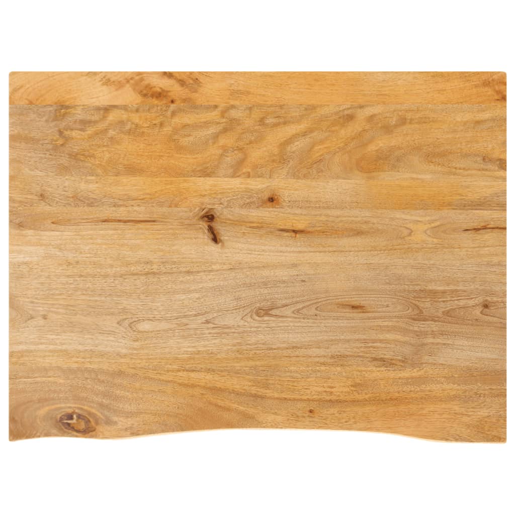 vidaXL Stolní deska živá hrana 80 x 60 x 2,5 cm masivní mangovník