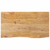 vidaXL lauaplaat, naturaalse servaga, 100 x 60 x 2,5 cm, mangopuit
