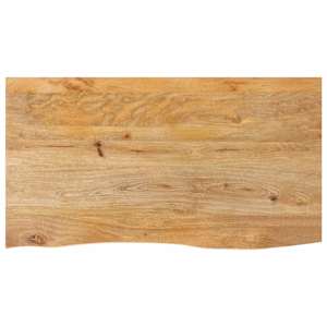 Stolní deska živá hrana 100 x 60 x 2,5 cm masivní mangovník - obrázek 1