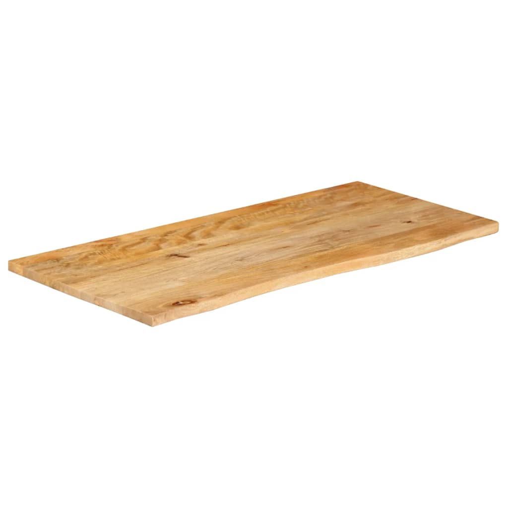 vidaXL Pöytälevy elävä reuna 110x60x2,5 cm täysi mangopuu